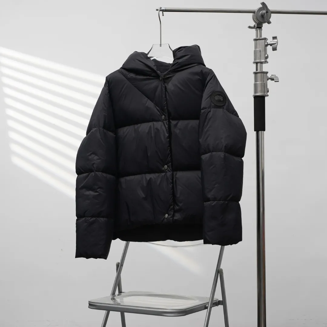 P1100 CANADA GOOSE丨Canada Goose 4829 Rhoda series hooded down jacket Color: Black Size: XS-L
